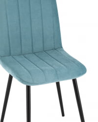 Стул Easy велюр пыльно-голубой 4 шт. комплект