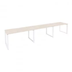 Рабочая станция на О-образном м/к ОНИКС О.МО-РС-3.3.7 Денвер Светлый/Белый / ONIX O.MO-RS-3.3.7