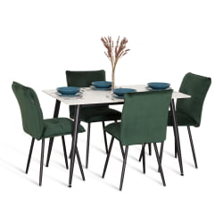 Стул обеденный Sweet LT, велюр, Deep Forest (изумруд), 41х55х88 см