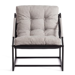 Кресло Charli / Чарли без подлокотника рогожка, серо-бежевый, 3M 16/2, 70х70х84 см