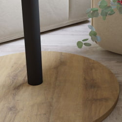 Стол журнальный Кат Дуб вотан / Черный