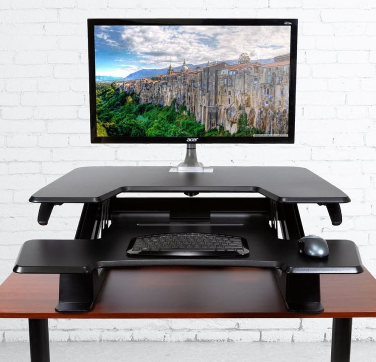 Регулируемая подставка на стол для монитора и ноутбука ERK-CV-PRO36B Черная_3