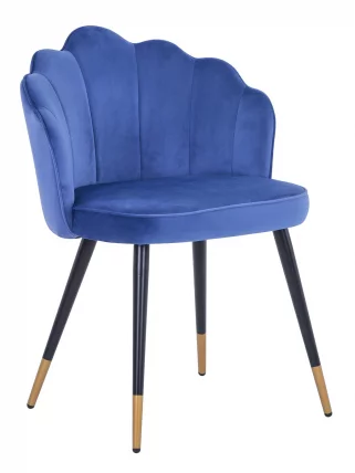 Стул Камилла велюр Королевский синий_1