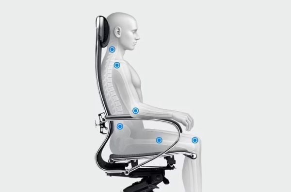 Кресло компьютерное Y 4DF B2-10D - Infinity /Kc06/Nc06/D15P/H13mL-3D(M26.B35.G25.W03)_2