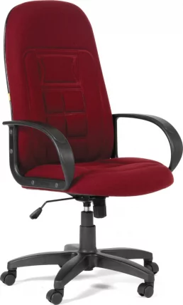 Кресло руководителя CHAIRMAN 727 ST бордовый_0