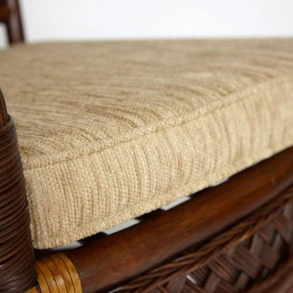 Комплект террасный ANDREA (стол кофейный со стеклом + 2 кресла + подушки) ротанг, 64х67х92см / D60х55, Pecan Washed (античн. орех)_8