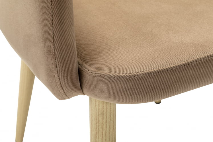 Кресло Ledger К Diag beige/нат.дуб_3