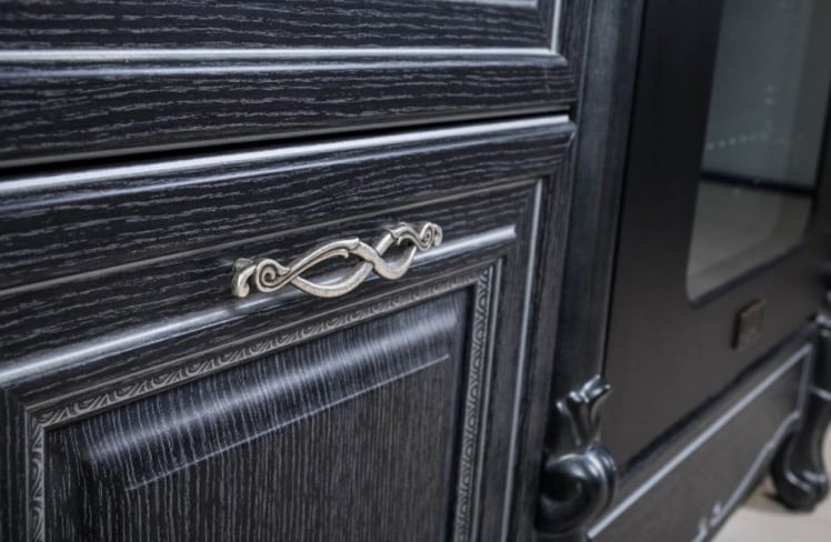 Кухонный гарнитур Италия №08 Черный Дуб темный_15