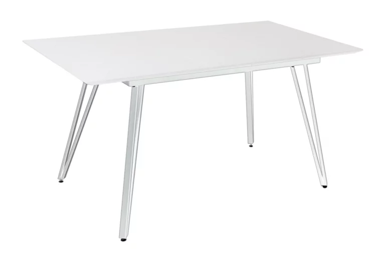 Стол раздвижной Диего 120-160 Белый-белый_0