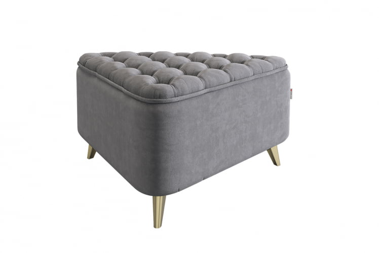 Пуф Трио 2 PM-002.2 графит (велюр)_0