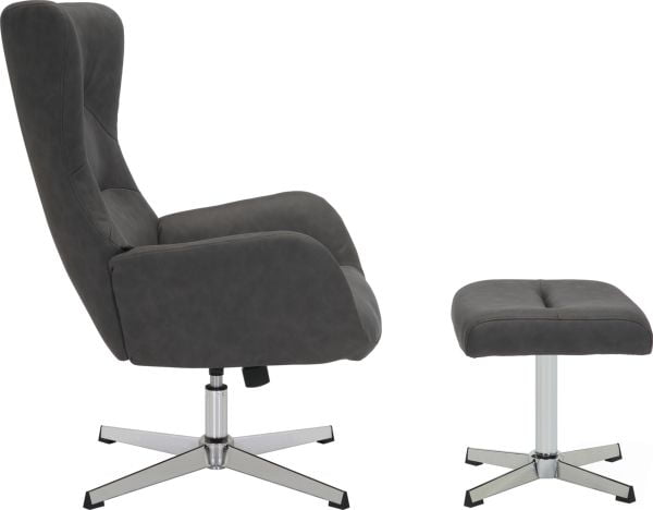 Кресло-реклайнер Everprof Apple Ткань Темно-серый_2