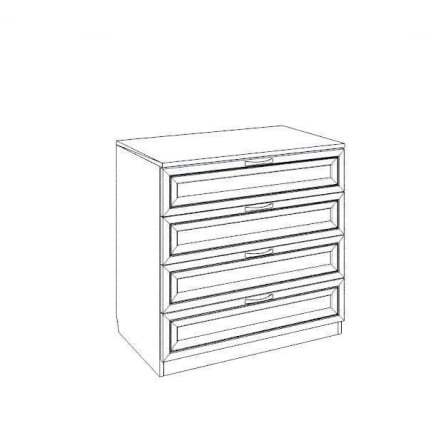 Комод Остин Модуль №6 Ясень шимо светлый/белый_5