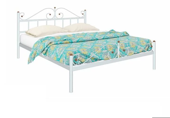 Кровать Диана Plus 1600х1900 Белая_0