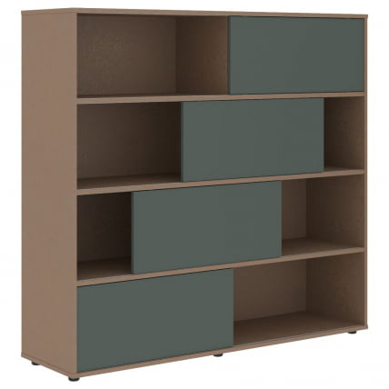 Стеллаж со слайд-дверьми VELION VMCS 1615 Нефрит Кобра_0