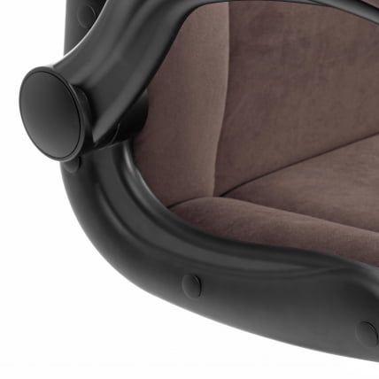 Кресло геймерское BAZUKA metalBL велюр, коричневый, 6_8