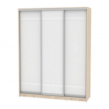 Шкаф-купе B-220х180х60-2(ДСС-Белый-D9D9D9)_0