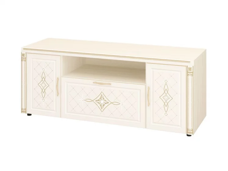 Тумба с колоннами Венеция 32.02 Сосна Астрид Ваниль_0