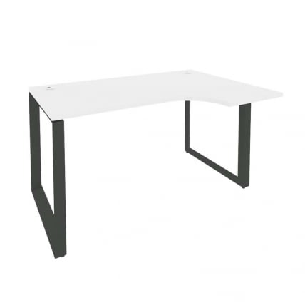 Стол эргономичный правый на О-образном м/к ONIX O.MO-SA-2R Белый Бриллиант/Антрацит_0