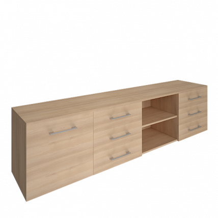 Тумба модульная четырехсекционная YALTA LT-TS 4.1L Акация Лорка_0