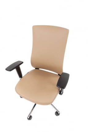 Офисное кресло CХАИРМАН 500 ЛЮКС (ЛУКС) ЭКО Б/П экокожа Бежевый / CHAIRMAN (LUX)_3