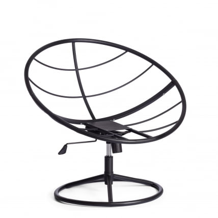 Кресло CLOUDE HOME рогожка/металл, 97х98х90-96см, коричневый, 3М7-147_1