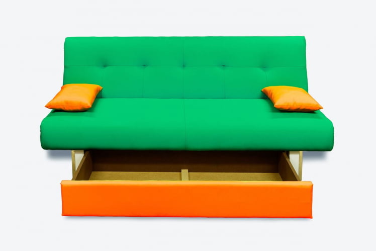 Диван MANGO 4 (2 категория) Зеленый Оранжевый_2