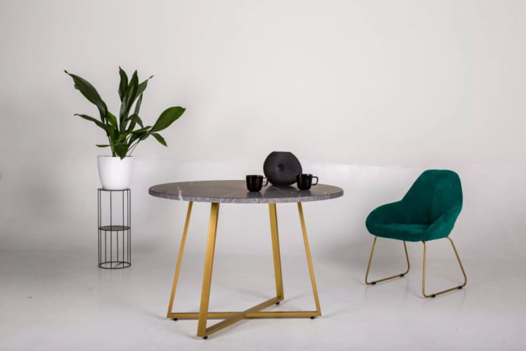 Стул Kent (С) Блю/Линк Золото_3