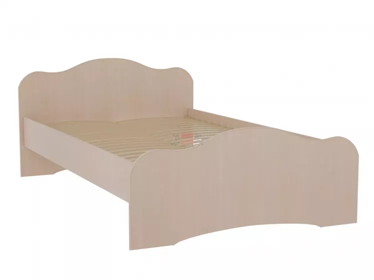 Кровать Фант двойная 1400x2000 мм Млечный дуб_0