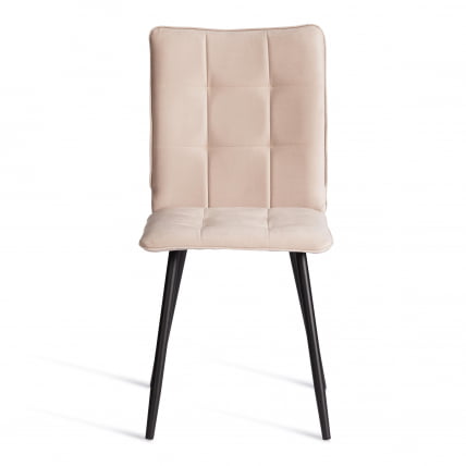 Стул обеденный Bari LT, велюр, бежевый/черный, 7, 41х55х89 см_4