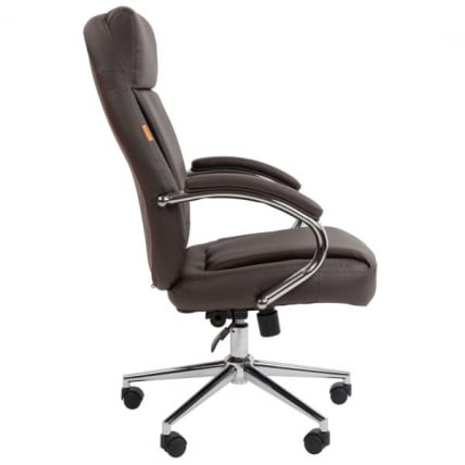 Кресло руководителя Chairman 794 экокожа Коричневый_3