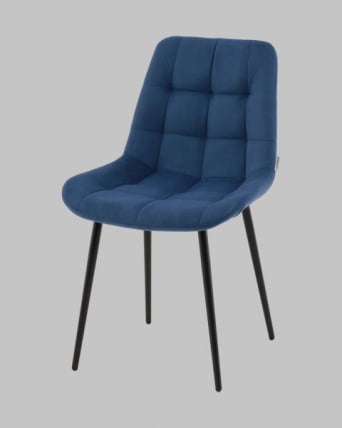 Стул Флекс N велюр синий_2