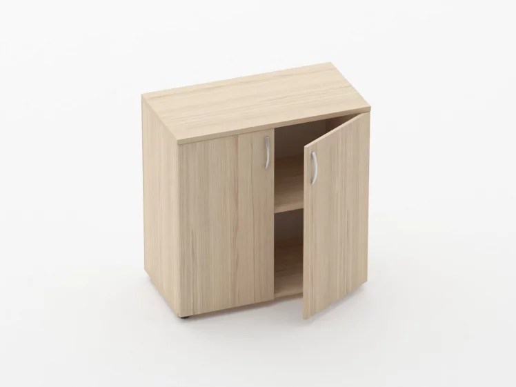 Шкаф низкий закрытый Glassy 6.08.131 Орех_1