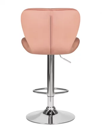 Стул барный DOBRIN BARNY Пудрово-розовый велюр MJ9-32_4