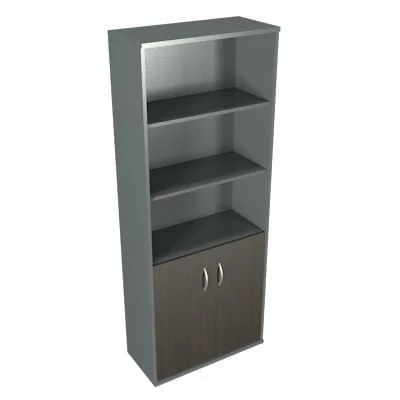 Шкаф для документов СТ-1.1 Венге/металлик_0