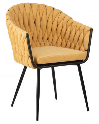 Стул обеденный DOBRIN MATILDA Желтая ткань LAR 275-8_0