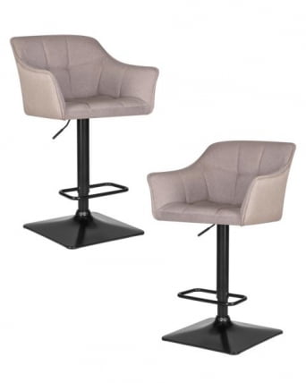 Стул барный DOBRIN RALF (светло-серый (LAR-106D-25)) 2 шт_0