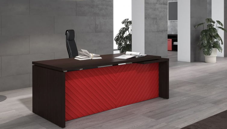 Кабинет руководителя Torr LUX №1 Венге Магия Красный_1