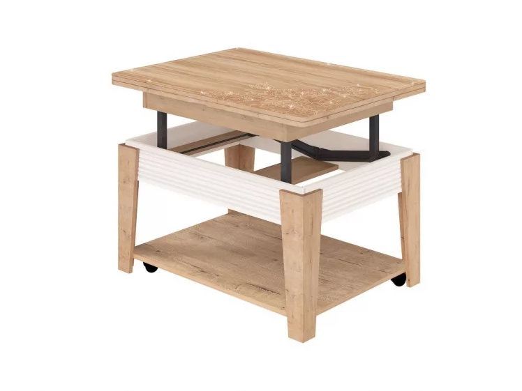 Стол журнальный Агат 32.10 Бунратти-Ваниль_3