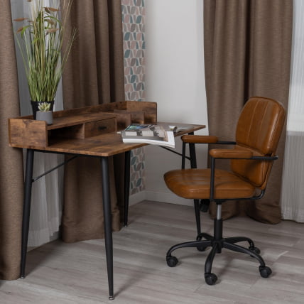 Кресло ALPHA иск. кожа, Brown (коричневый)_12