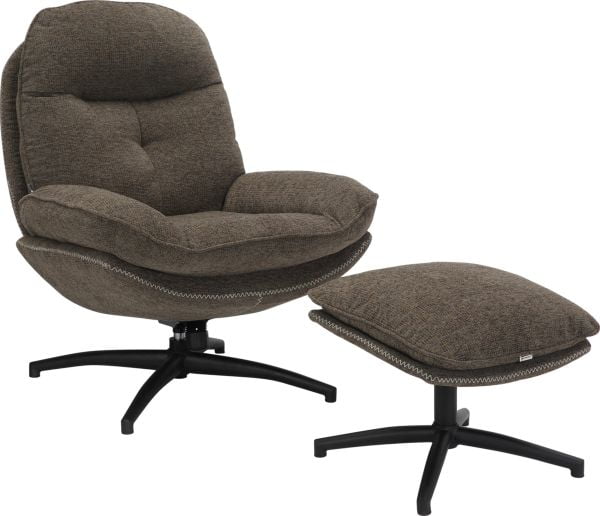 Кресло-реклайнер Everprof Lime Ткань Темно-коричневый_0