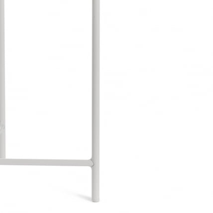 Столик журнальный TAVETT / 1 шт. в упаковке металл, 37,6*37,6*52 см, белый_3