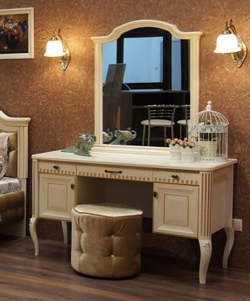 Пуф круглый Марлен 491 Бежевый_1