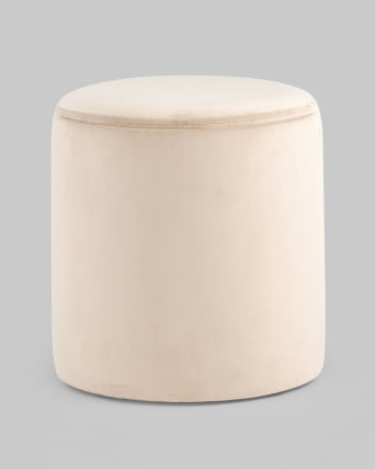 Пуф Taks велюр (молочный)_2