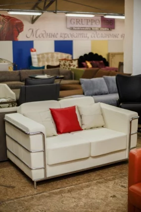 Диван двойной Кватро Elephant textile legend Молочный_1