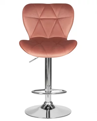 Стул барный DOBRIN BARNY Пудрово-розовый велюр MJ9-32_5