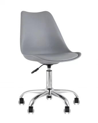 Стул офисный BLOK NEW пластиковый Серый_0
