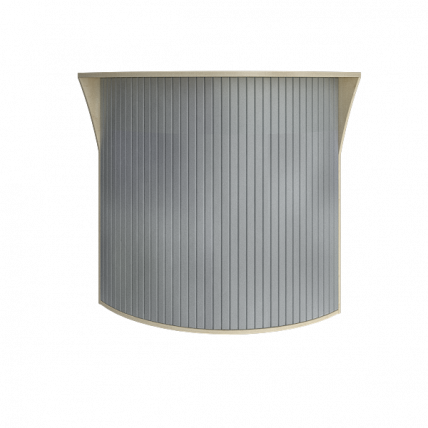 Стойка угловая (радиусный элемент - ролета) Riva А.РС-5.5 Клен_0