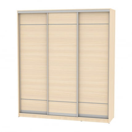 Шкаф-купе B-220х200х60-2(ДМ-D7D7D7)_0