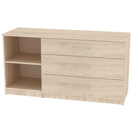 Комод Калисто(K48)699х1352х468ручкарейлинг160мм(Белый)_1