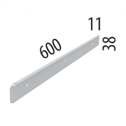 Планка соединительная Т-образная для ПФБ П10 алюминий_2